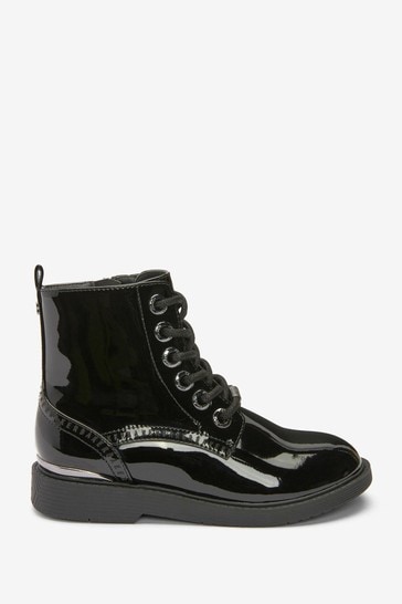 Baker by Ted Baker Patent Brogue Boots