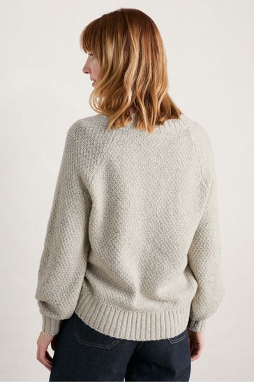 Seasalt Cornwall Natural Tressa Cable Knit Jumper