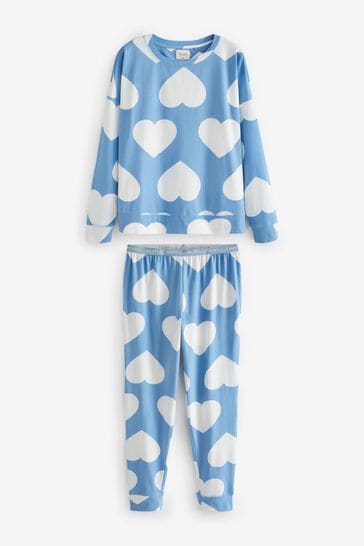 Love hearts pyjamas cheap