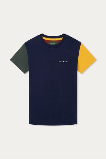 Buy Hackett Kids Blue T Shirts from Next Luxembourg