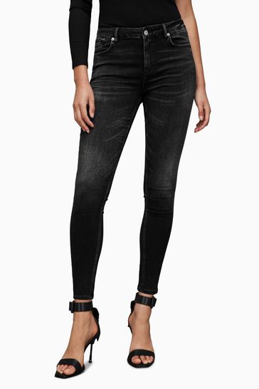 AllSaints Black Miller Sizeme Jeans