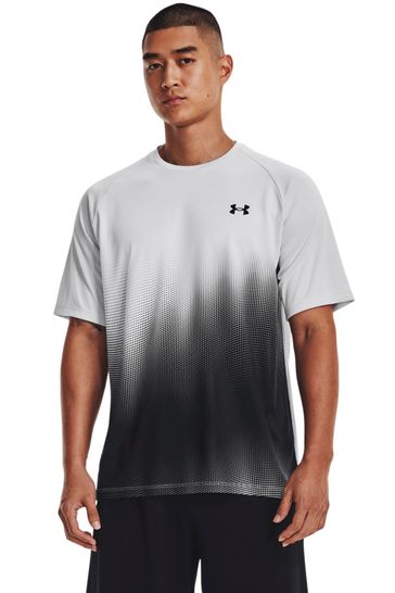 Under Armour Grey Tech Fade Short Sleeve T-Shirt