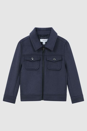 Blue jean outlet wool jacket