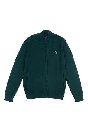 Green polo store jacket