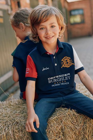 Joules burghley polo shirt top