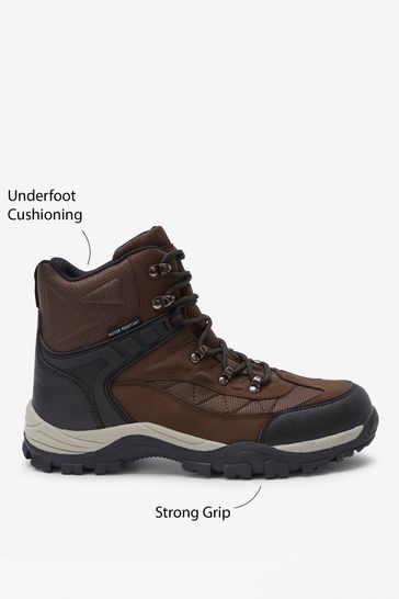 Buy Brown Waterproof Walking Boots from Next Luxembourg