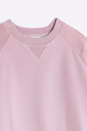 River island sales pink sweatshirt