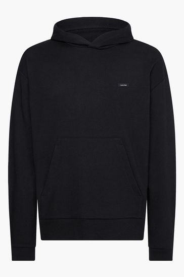 Buy Calvin Klein Cotton Comfort Black Hoodie from Next Luxembourg