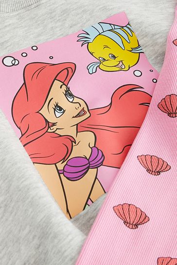 Kup Szary Ariel Sweter i legginsy Disney 3m cy 7lata from Next
