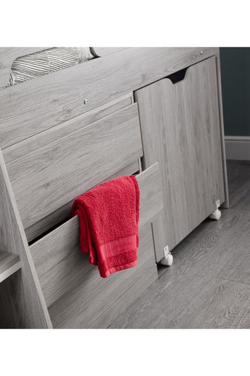 Buy Julian Bowen Oak Kids Multi Storage Mid Sleeper from the Next