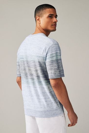 Knitted crew neck t shirt 2025