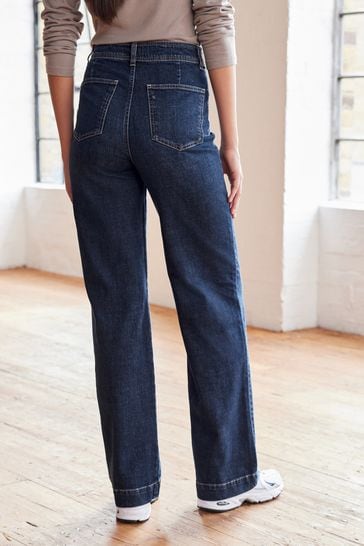 Blue deals button jeans