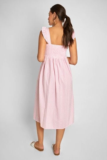Gingham midi cheap
