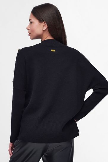 Black top barbour jumper