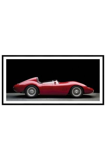 Brookpace Lascelles Red Maserati 250S Fantuzzi Artwork In Matt Black Frame