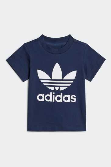 Adidas originals t 2025 shirt baby blue
