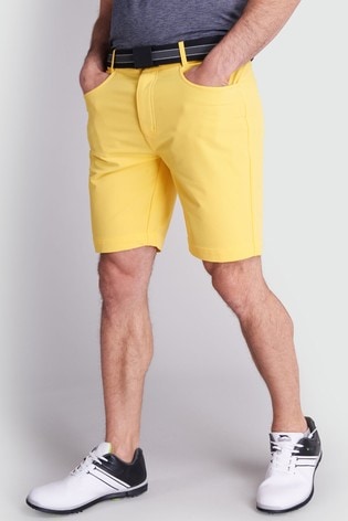 Calvin Klein Golf Yellow Genius 4-Way Stretch Shorts