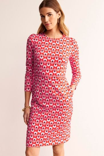 Boden Red Penelope Jersey Dress