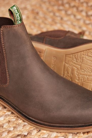 barbour chelsea boots brown
