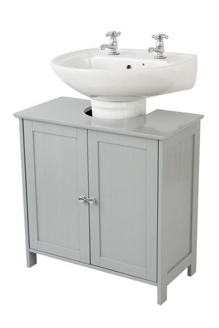 Lloyd Pascal Grey Painted Under Sink Storage From The Next Uk - Bathroom Under Sink Furniture