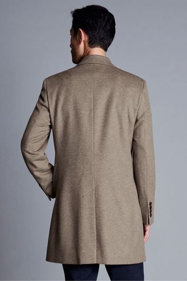 Mens pure wool sales overcoat