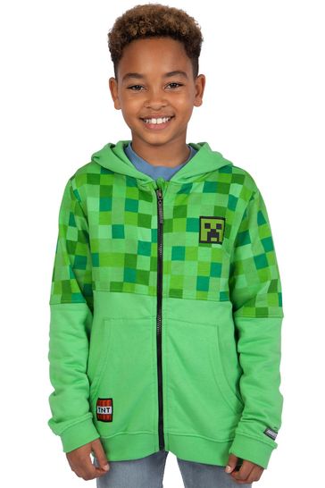 Minecraft zip up hoodie cheap