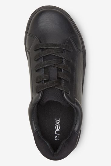 Black School Lace Up Shoes
