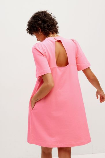 Buy Oliver Bonas Pink T Shirt Sweatshirt Mini Dress from Next USA