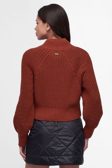 Barbour discount jumper Orange
