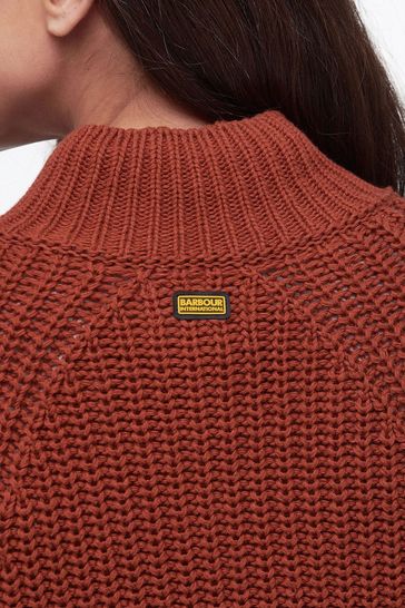 Barbour jumper Orange sales
