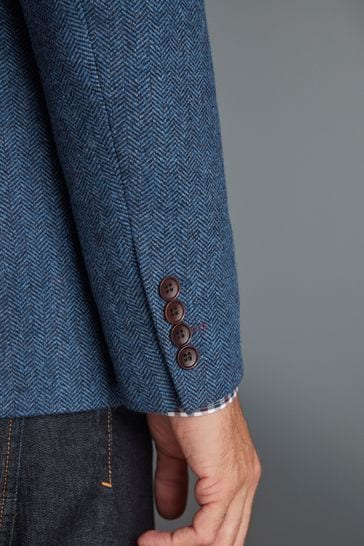 Next on sale herringbone jacket
