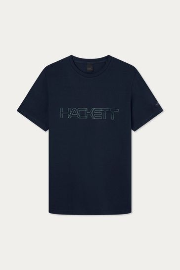 hackett blue t shirt