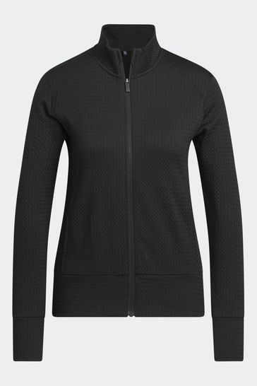 adidas Golf Womens Navy Performance Ultimate365 Textured Jacket