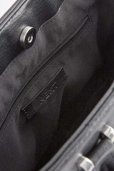 Black tote 2025 with studs