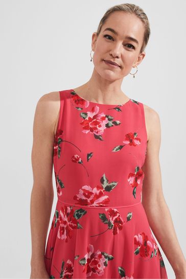 Buy Hobbs Pink Carly Dress from Next Germany