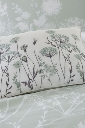 Catherine Lansfield White Meadowsweet Cushion