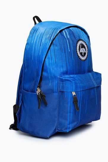 Hype blue drips backpack on sale