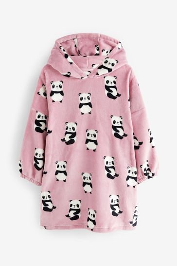 Buy Pink Panda Character Hooded Blanket 3 16yrs from Next Croatia