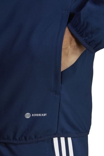 Buy adidas Blue Football Tiro 23 League Windbreaker from Next