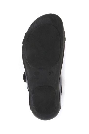 Pavers ladies sales black sandals