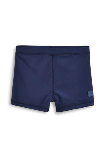 Navy Blue Shorter Length Stretch Swim Shorts 3 16yrs
