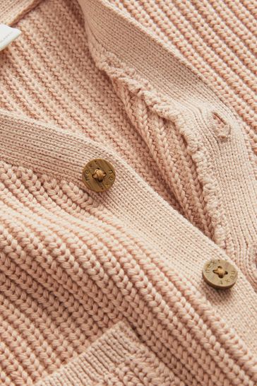 Pink Baby Knitted Cardigan 0mths 2yrs