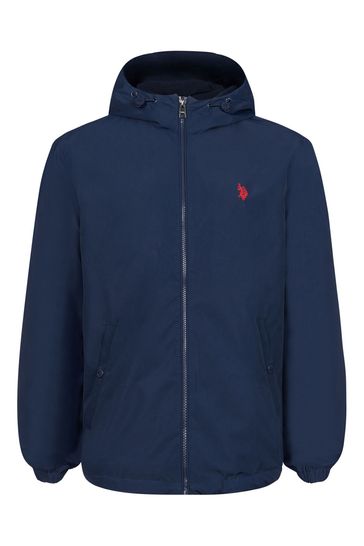 Buy U.S. Polo Assn. Mens Zip Through Hooded Coat from Next USA