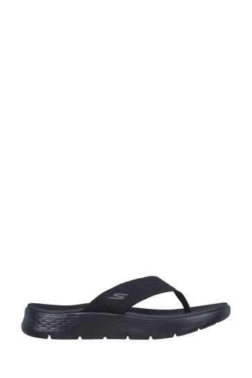 Skechers Black Go Walk Flex Splendor X Sandals