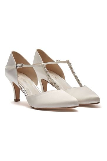 Buy Rainbow Club White Regular Fit Wedding Cordelia Ladies Satin