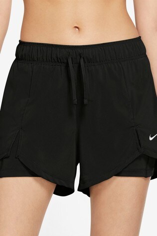 Nike Black Curve Essential 2in1 Shorts