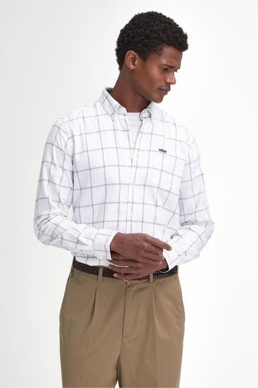 Buy Barbour White Tailored Fit Acorn Tattersall Shirt from Next Poland
