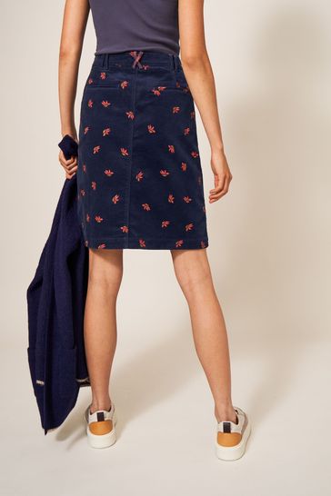 Cord skirt white stuff clearance