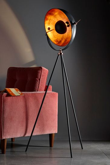 Buy Grey Denver Tripod Floor Lamp from Next Ireland