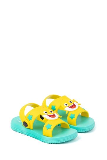 Vanilla Underground Yellow Baby Shark Character Sandals